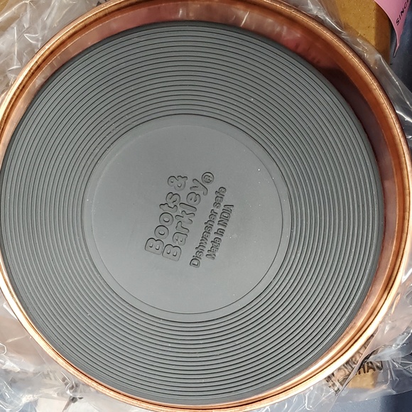 Boots & Barkley Stainless Steel Cat Dish Pet Bowl Rubber Bottom Lot Of 3 - Picture 6 of 6